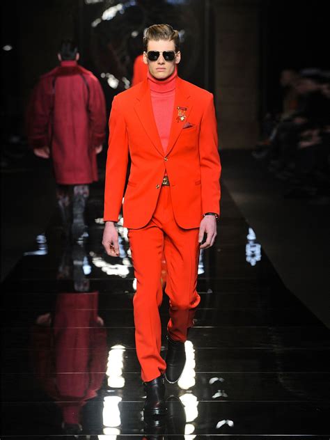 versace red man suit|versace suits outlet.